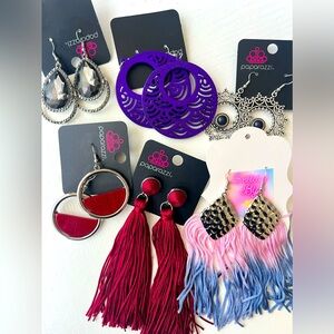 Different style earrings